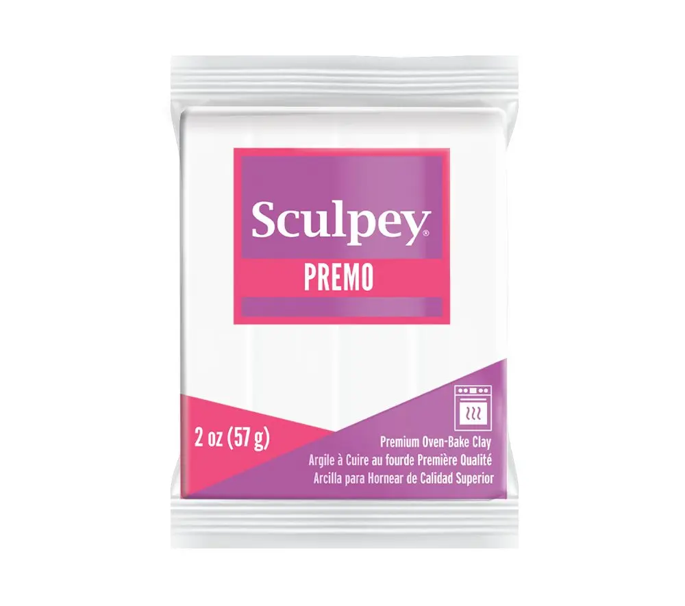 Sculpey PREMO White bílá - 1 ks