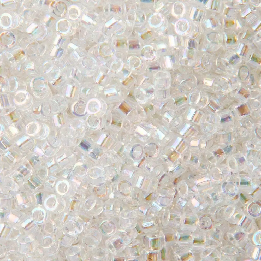 Miyuki Rokajlové korálky - Miyuki Delica 11/0 (DB-051) Crystal AB - 3 g