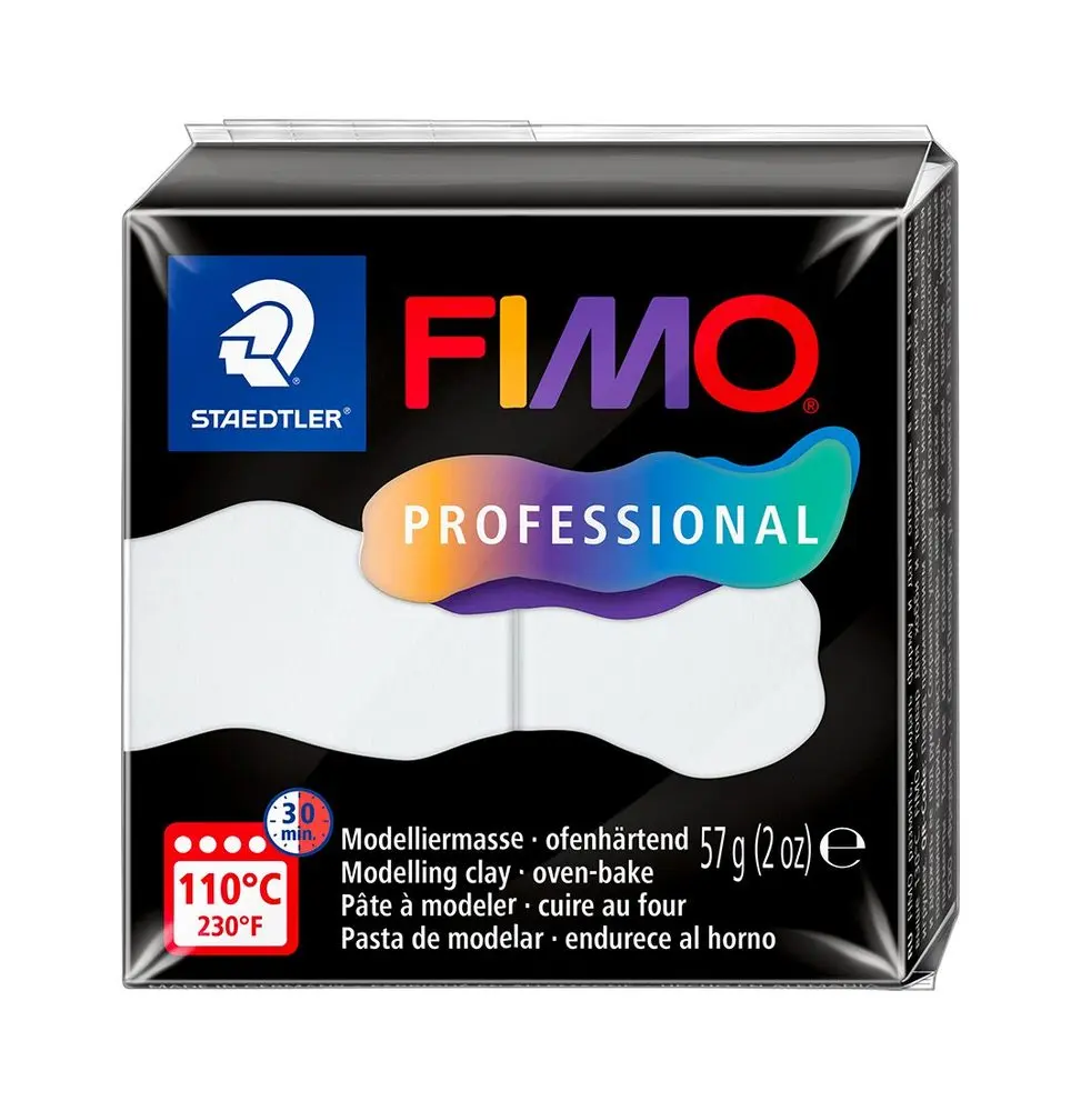 Staedtler FIMO professional 57g BÍLÁ