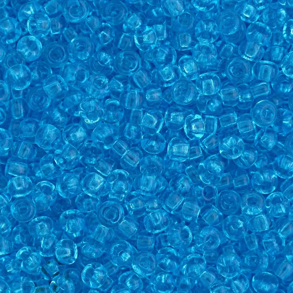 PRECIOSA ORNELA Rokajlové korálky - PRECIOSA rokajl 10/0 transparentní (60030) č. 12 - 20 g