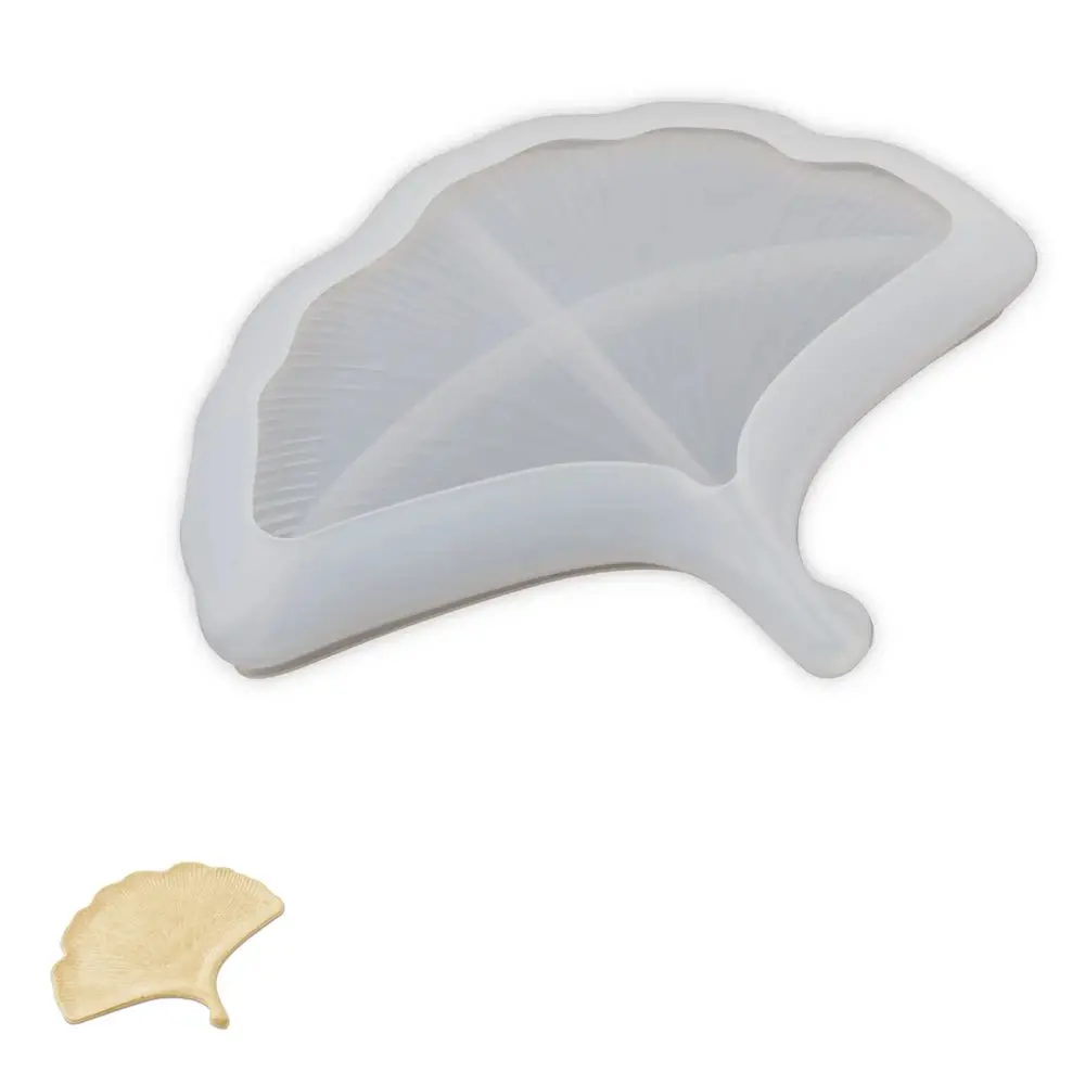 Manumi Silikonová forma pro kreativní hmoty miska ve tvaru ginko listu 147x185mm -