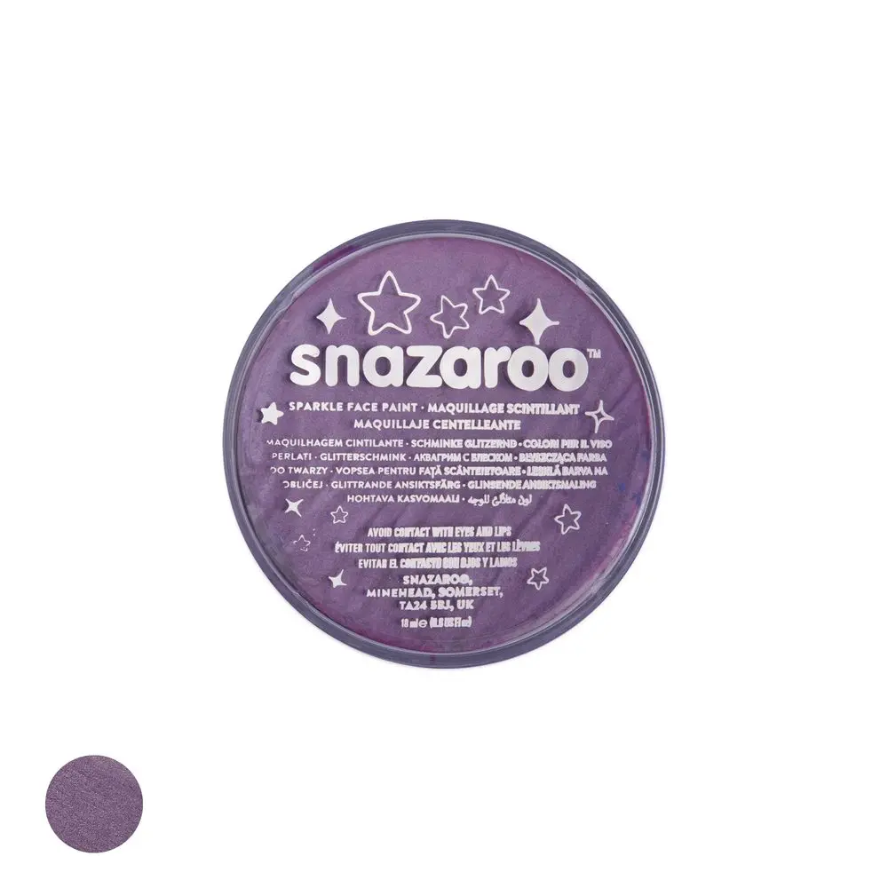 Snazaroo barva na obličej perleťová fialová 18ml - 1 ks