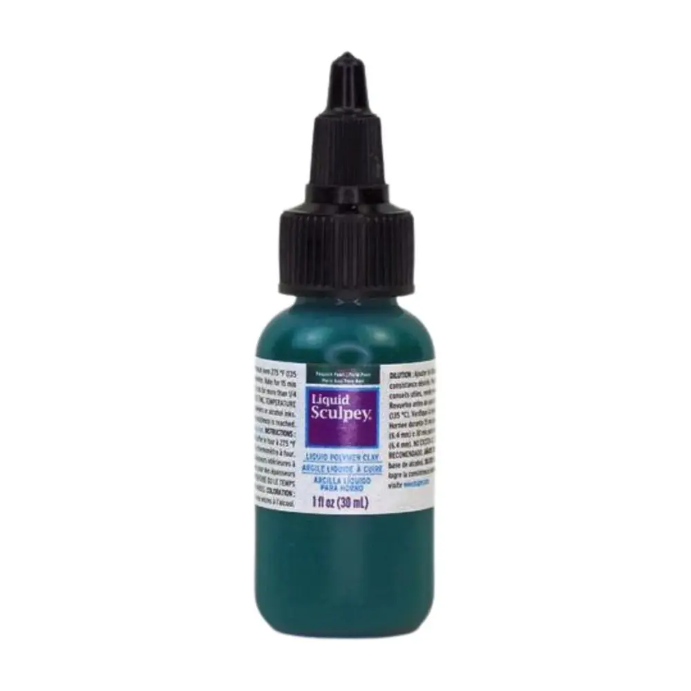 Sculpey tekutá polymerová hmota 30ml Emerald Metallic smaragdová -