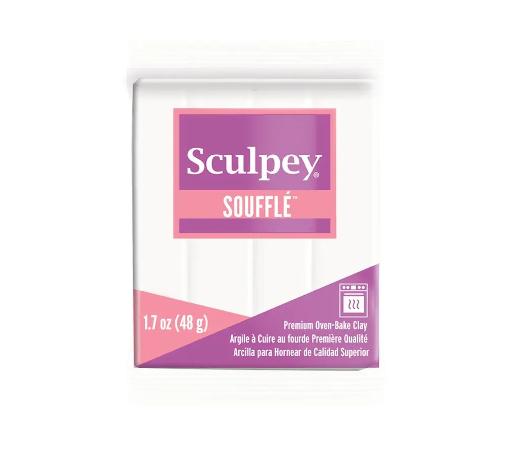 Sculpey SOUFFLÉ Igloo bílá - 5 ks - 5 ks