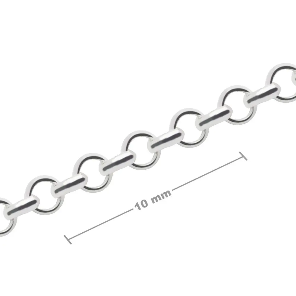 Stříbrný řetízek v metráži rolo 2 mm -