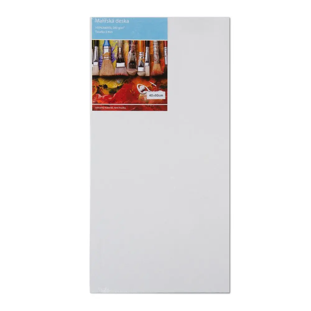 Malířská deska s plátnem 40 x 60 cm, 280 g/m² -