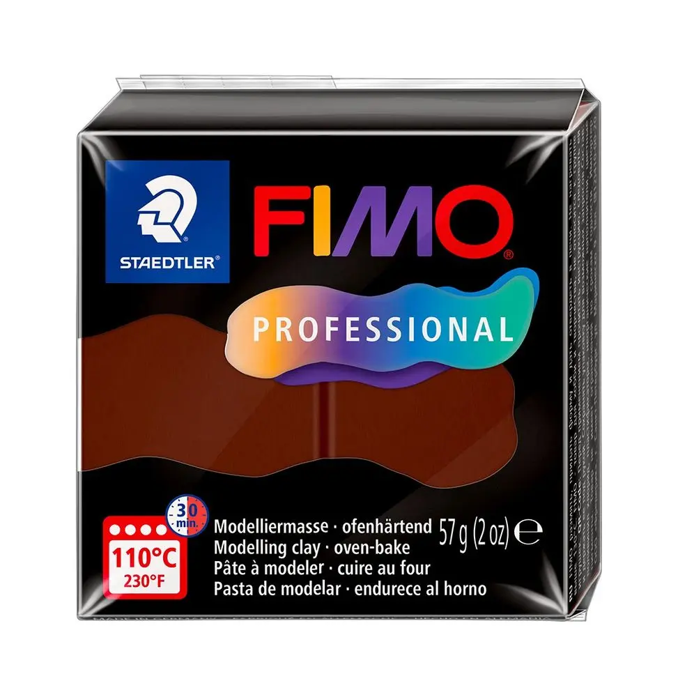 Staedtler FIMO Professional 57 g (8040-77) čokoládová - 3 ks