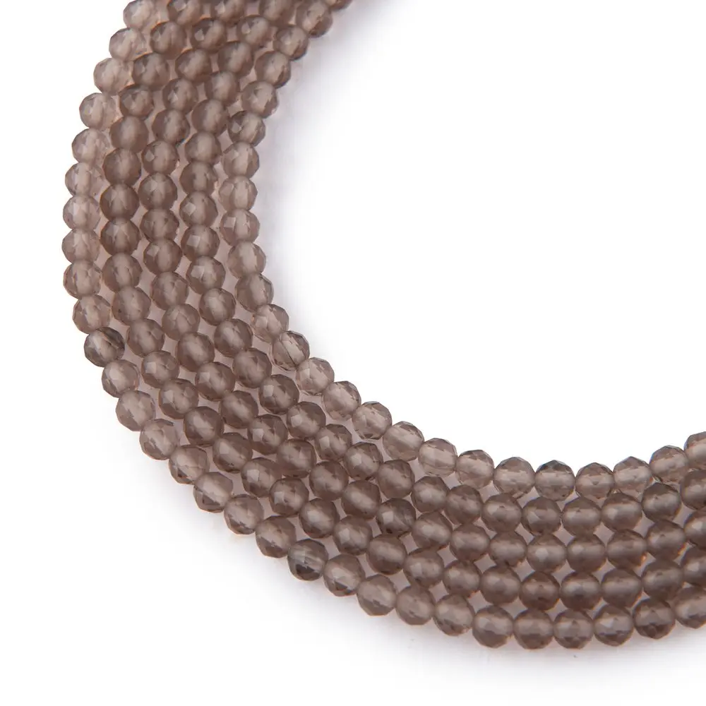 Korálky z minerálu Záhněda 4 mm broušené - 18 cm