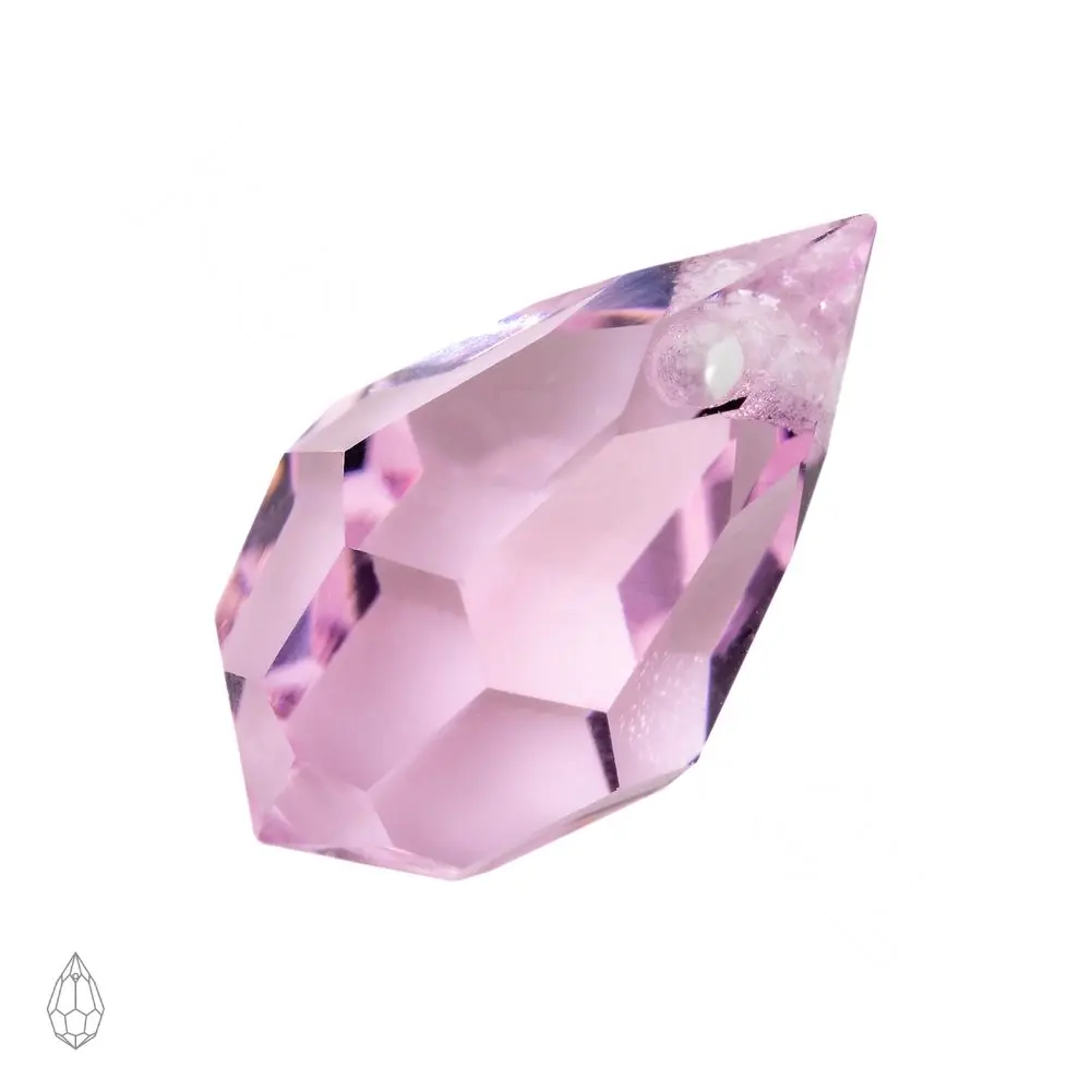 Preciosa MC přívěsek kapka 681 6x10 mm Light Amethyst - 4 ks
