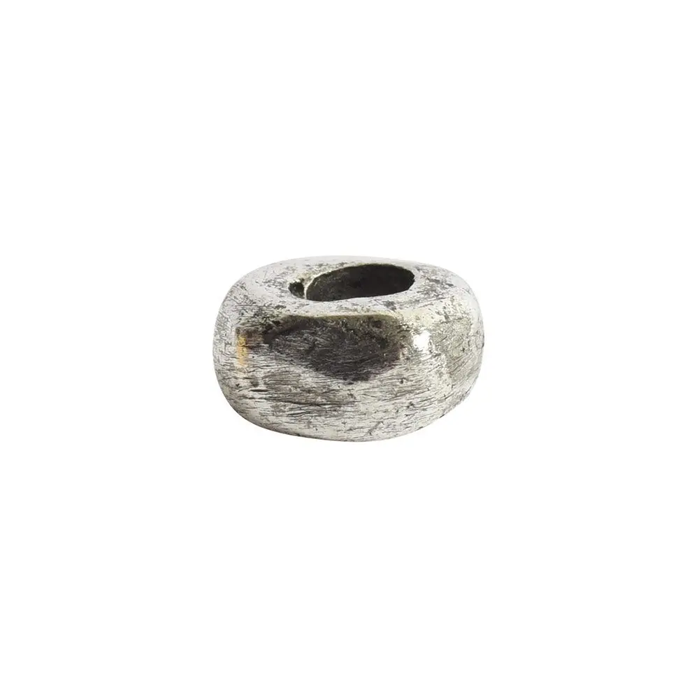 Nunn Design organický korálek 5,5x5 mm postříbřené - 1 ks