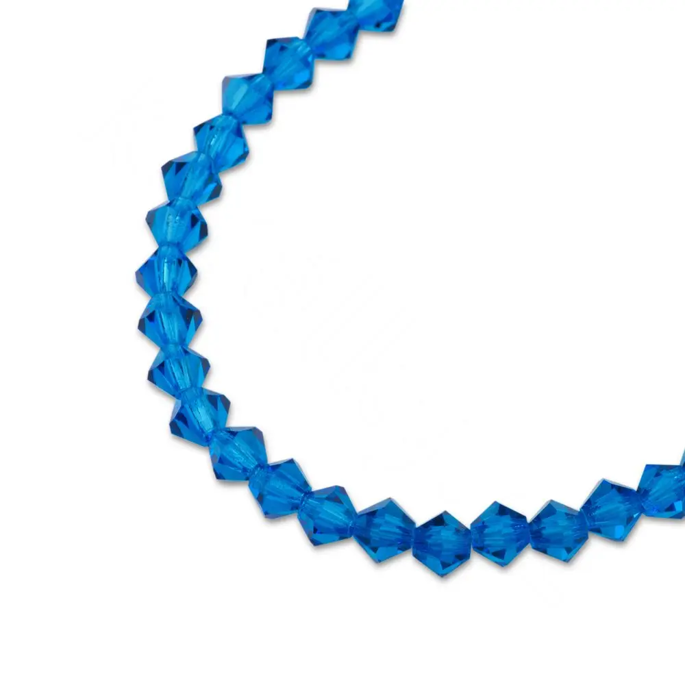 Preciosa MC perle Rondelle 3 mm Capri Blue - 40 ks