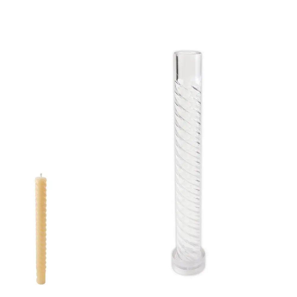 Polykarbonátová forma na vysokou spirálovou svíčku 31x260mm -
