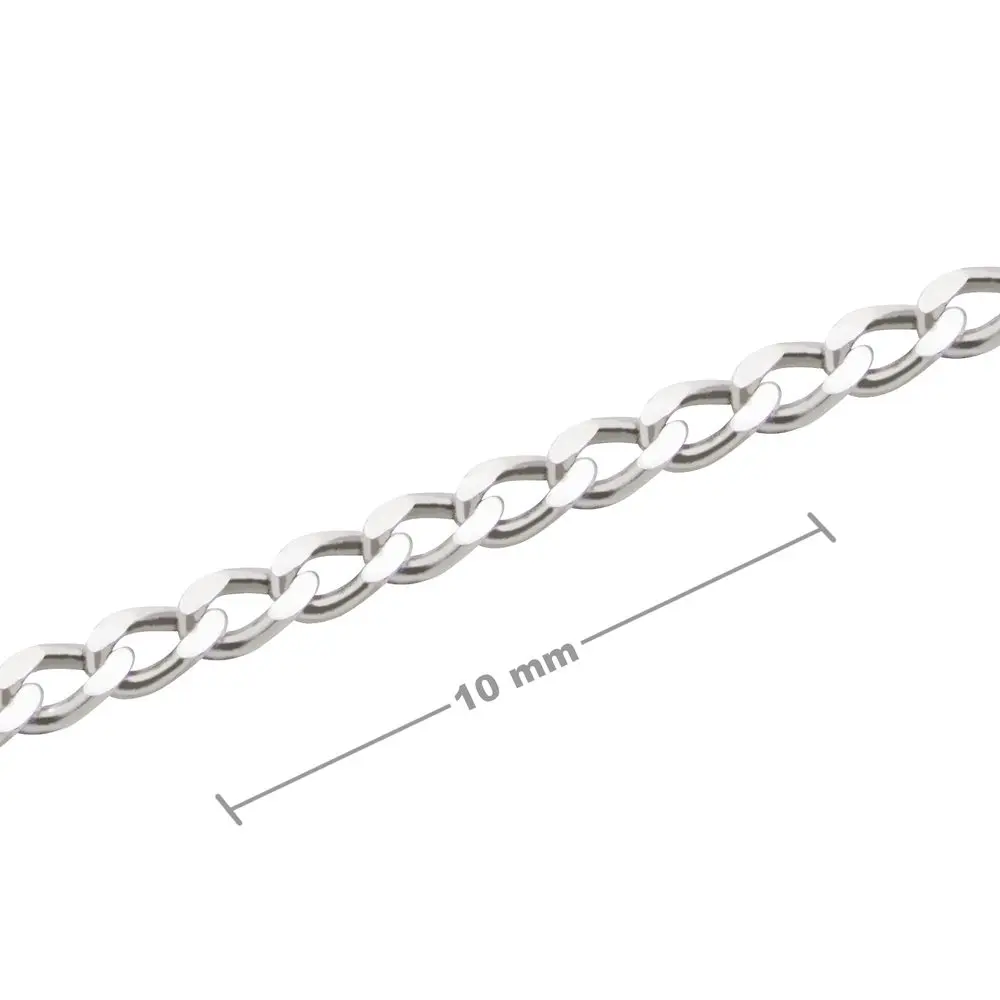 Stříbrný řetízek v metráži 1,3 mm -