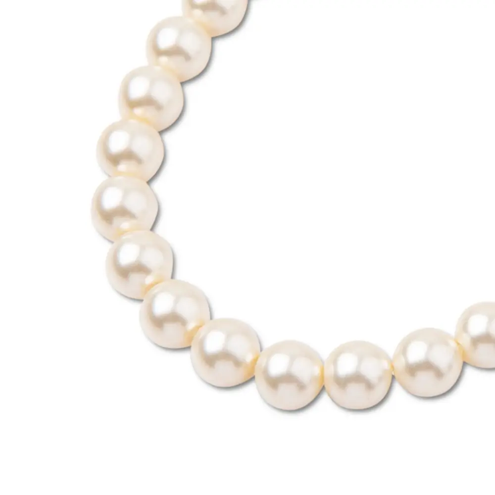 Preciosa kulatá perla MAXIMA 8 mm Pearl Effect Light Creamrose - 45 ks