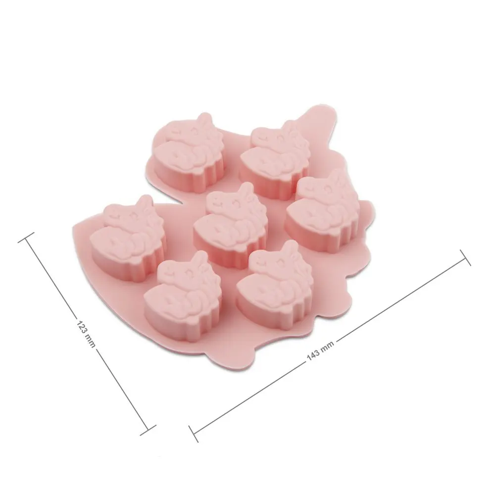 Silikonová forma na odlévání kreativní hmoty jednorožec -