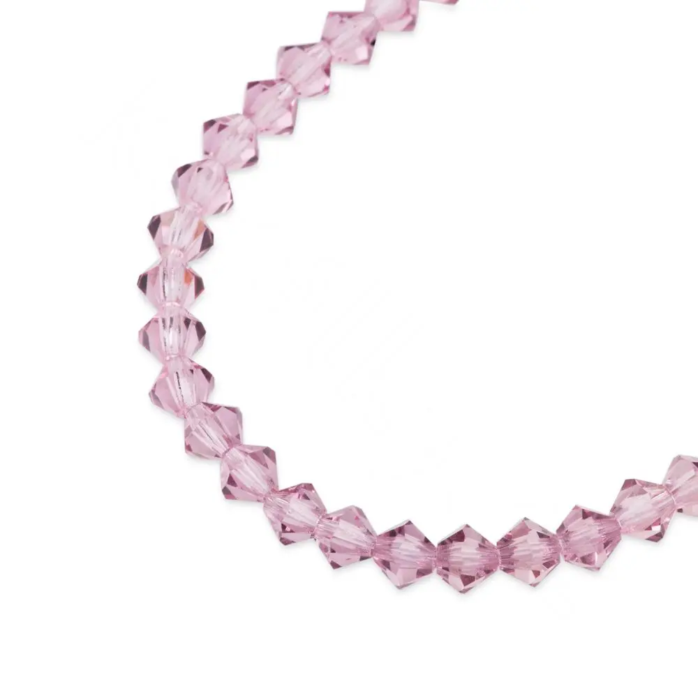 Preciosa MC perle Rondelle 3 mm Light Amethyst - 40 ks