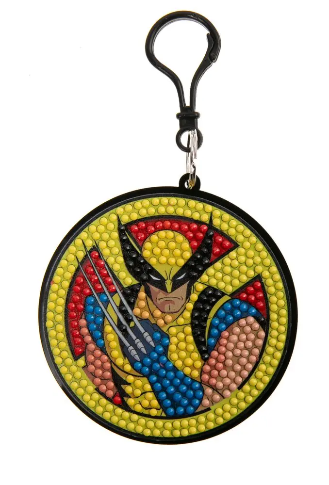Diamantové malování sada přívěsek na batoh Wolverine -