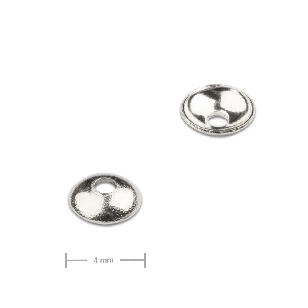 Kaplík z chirurgické oceli 4 mm - 15 ks