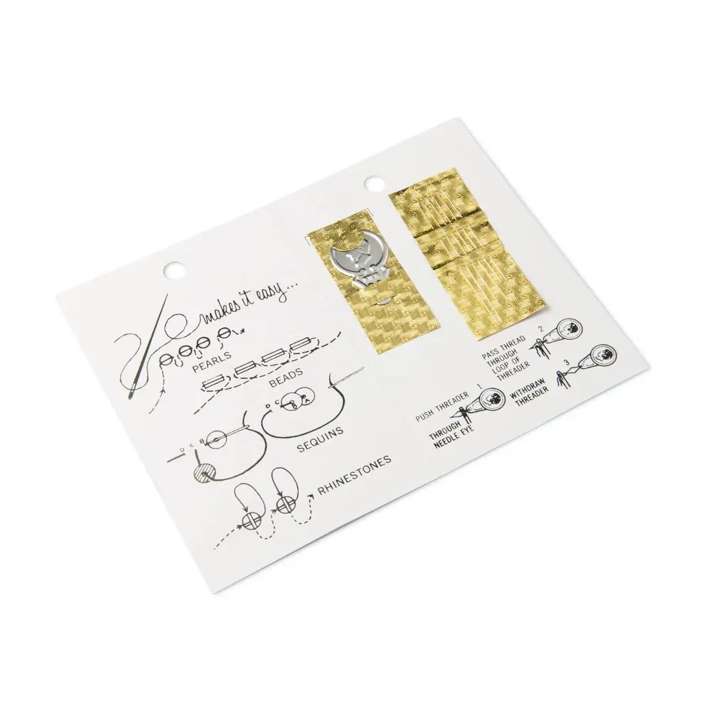 Beadsmith Miyuki sada 6 tenkých jehel s navlékačem - 3 ks