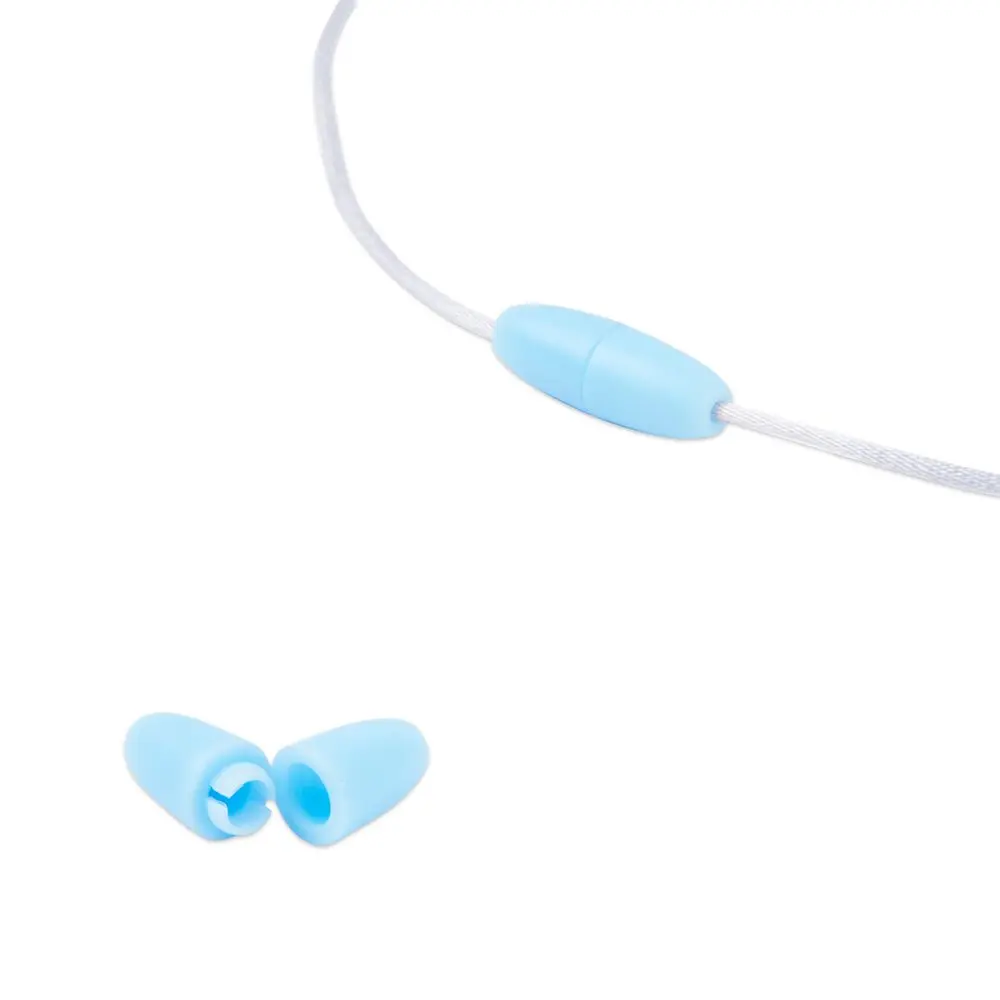 Plastové mechanické zapínání 24x9 mm Sky Blue - 15 ks