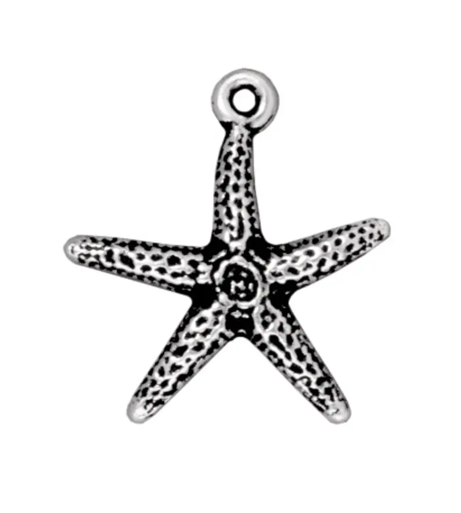 TierraCast přívěsek Seastar starostříbrný - 1 ks