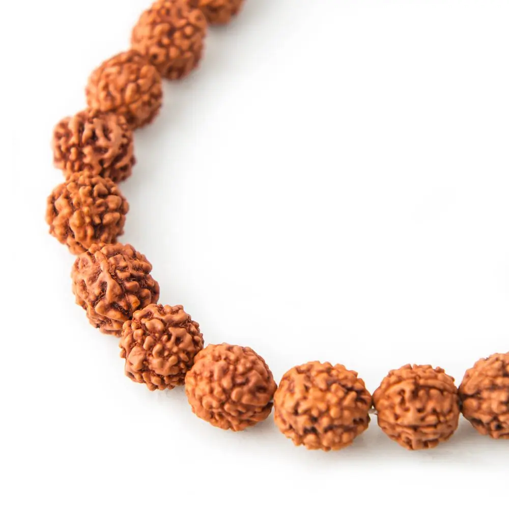 Korálek ze semínka Rudraksha dobarvovaný 10 mm -
