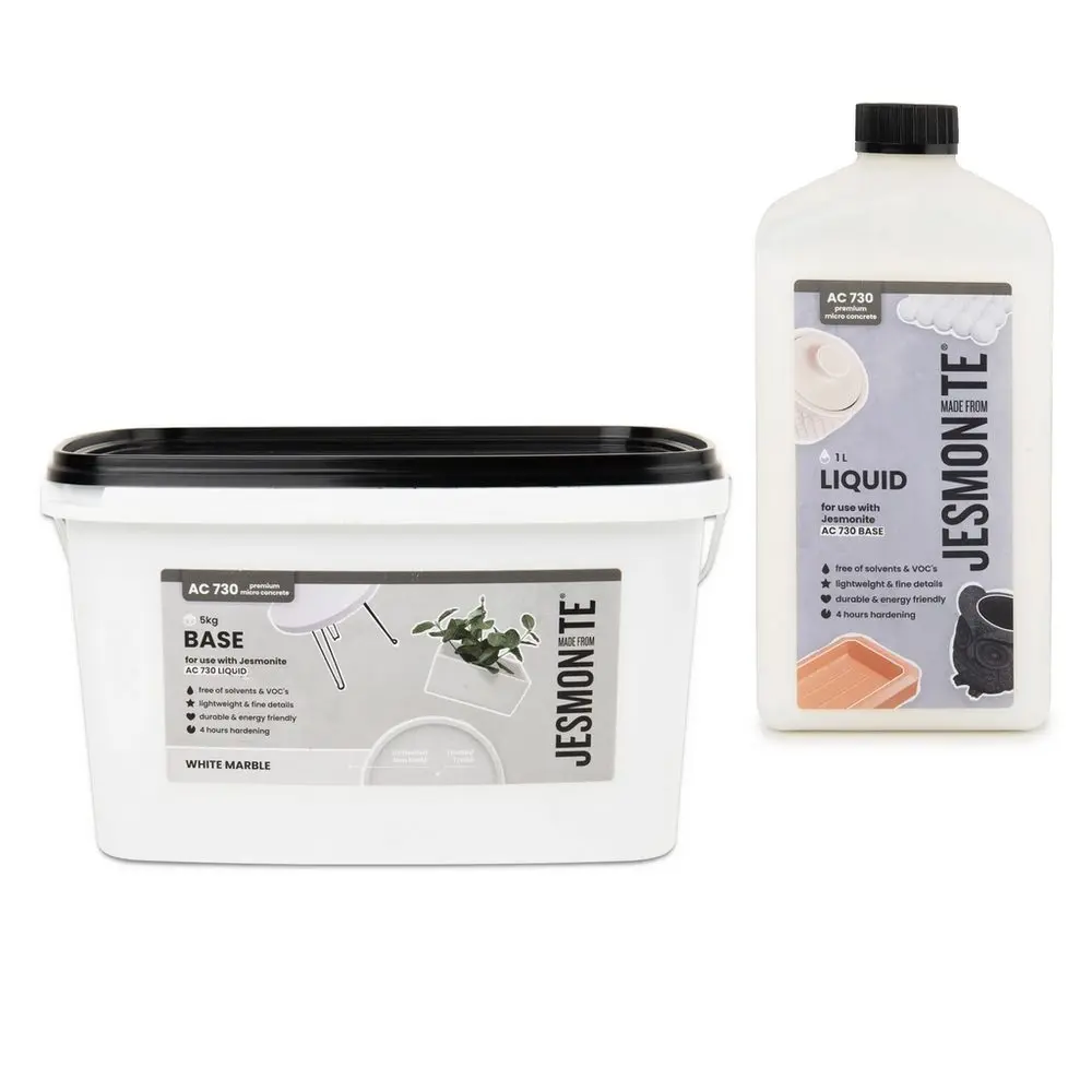 JESMONITE sada AC730 bílý mramor 6kg - 1 sada