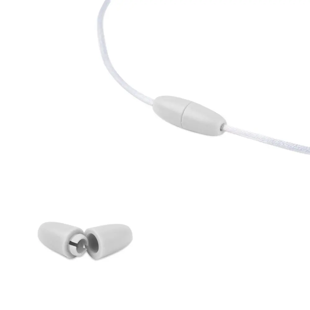 Plastové mechanické zapínání 24x9 mm Cloud Grey - 3 ks