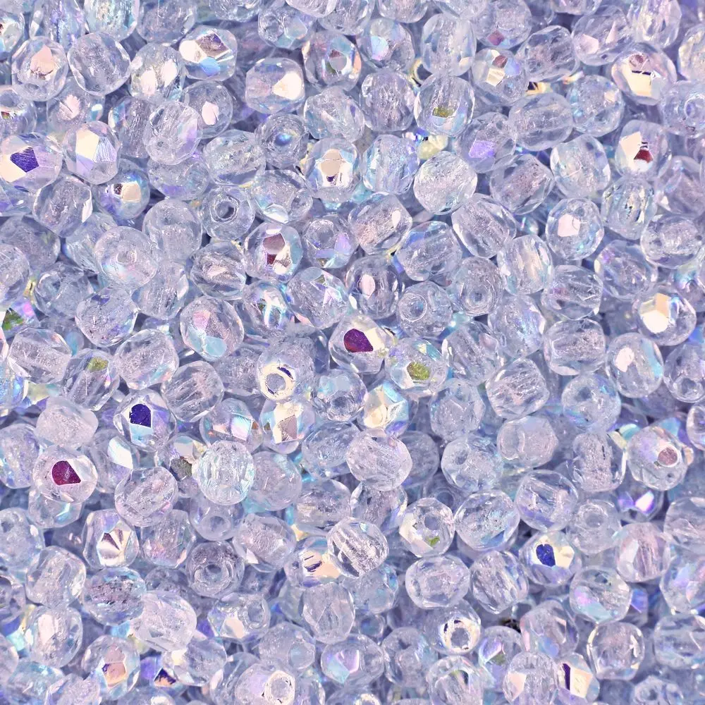 Manumi české broušené korálky 3 mm Alexandrite -
