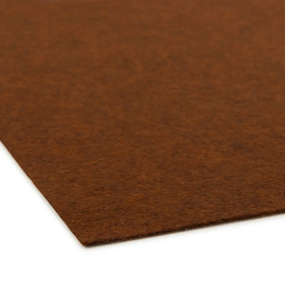 Filc / plsť dekorativní 1mm hnědá - 1 ks