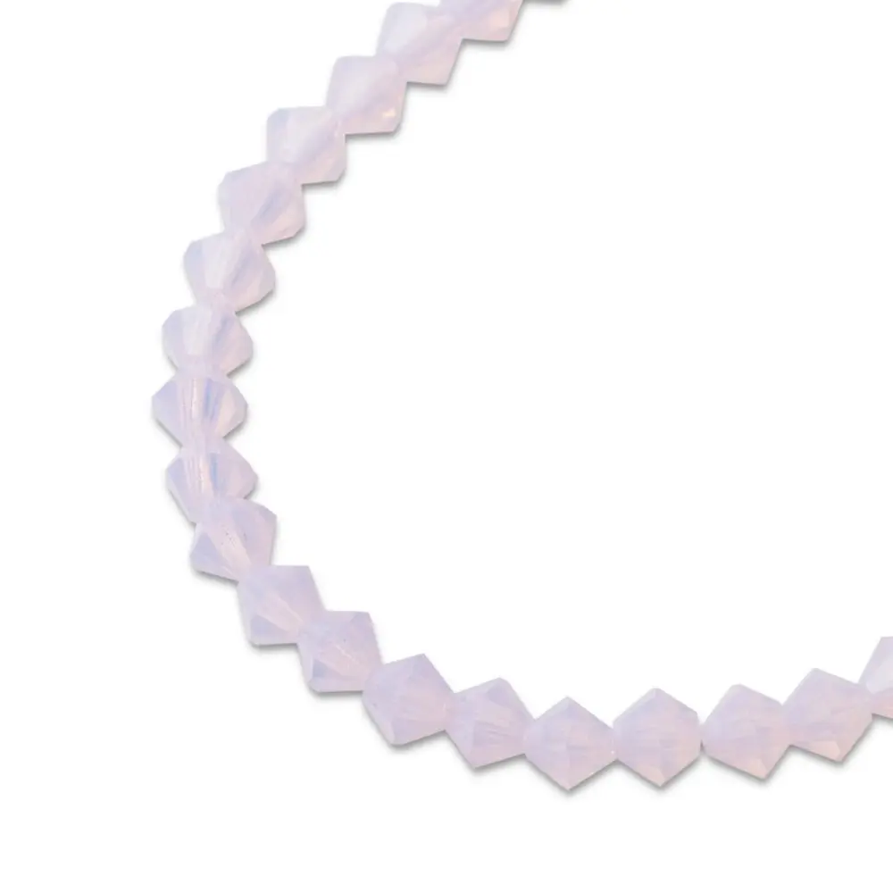 Preciosa MC perle Rondelle 4 mm Rose Opal - 30 ks