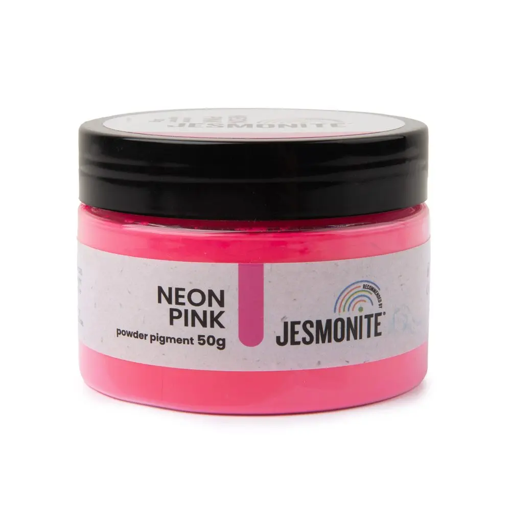 JESMONITE neonový minerální práškový pigment růžový -