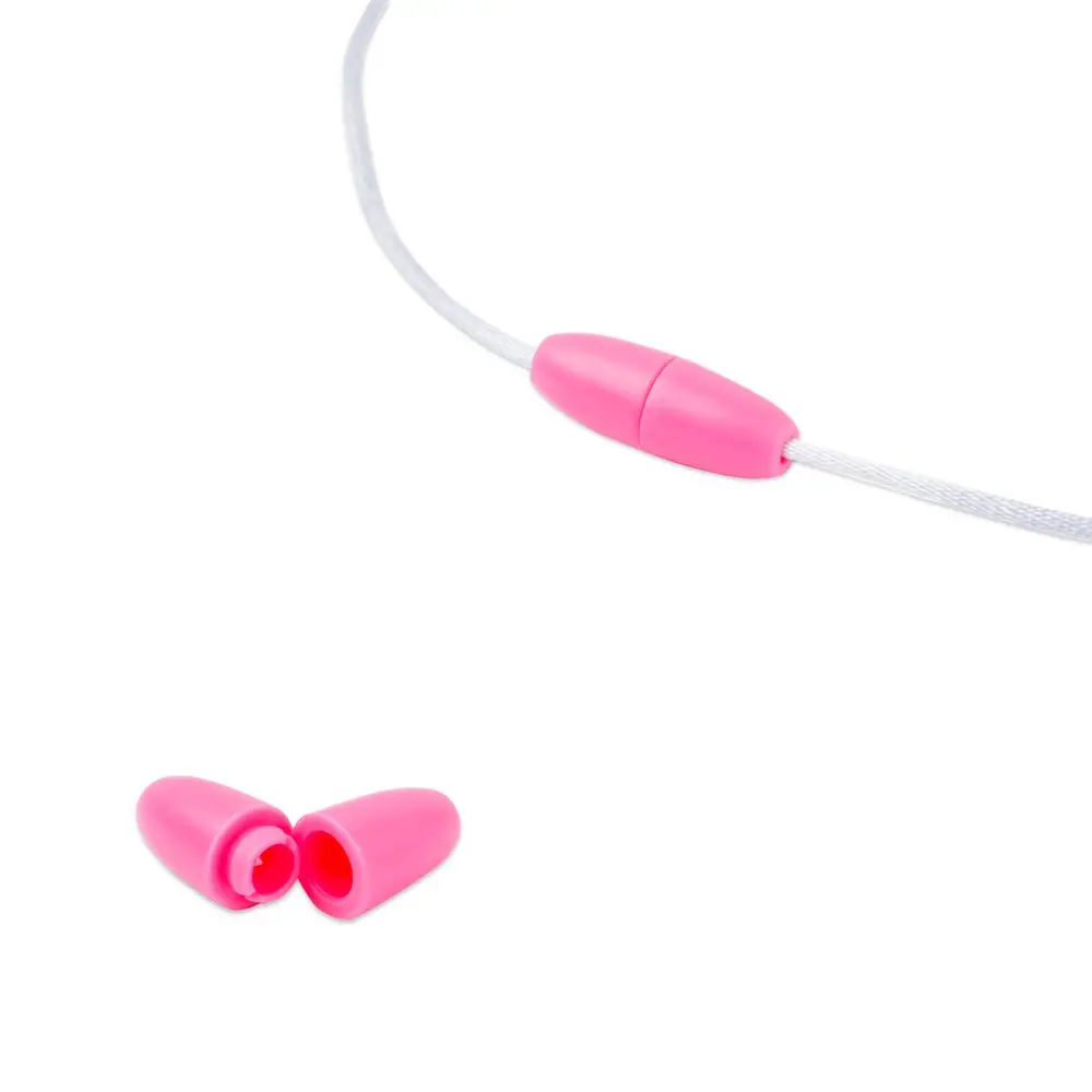 Plastové mechanické zapínání 24x9 mm Pink - 15 ks