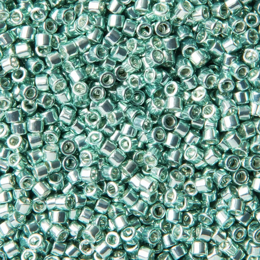 Miyuki Rokajlové korálky - Miyuki Delica 11/0 (DB-415) Galvanized Turquoise - 15 g