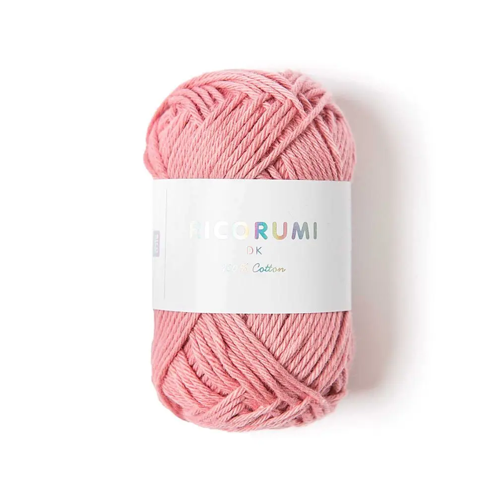 Rico Design Bavlněná háčkovací příze Ricorumi dk odstín 009 korál - 1 ks