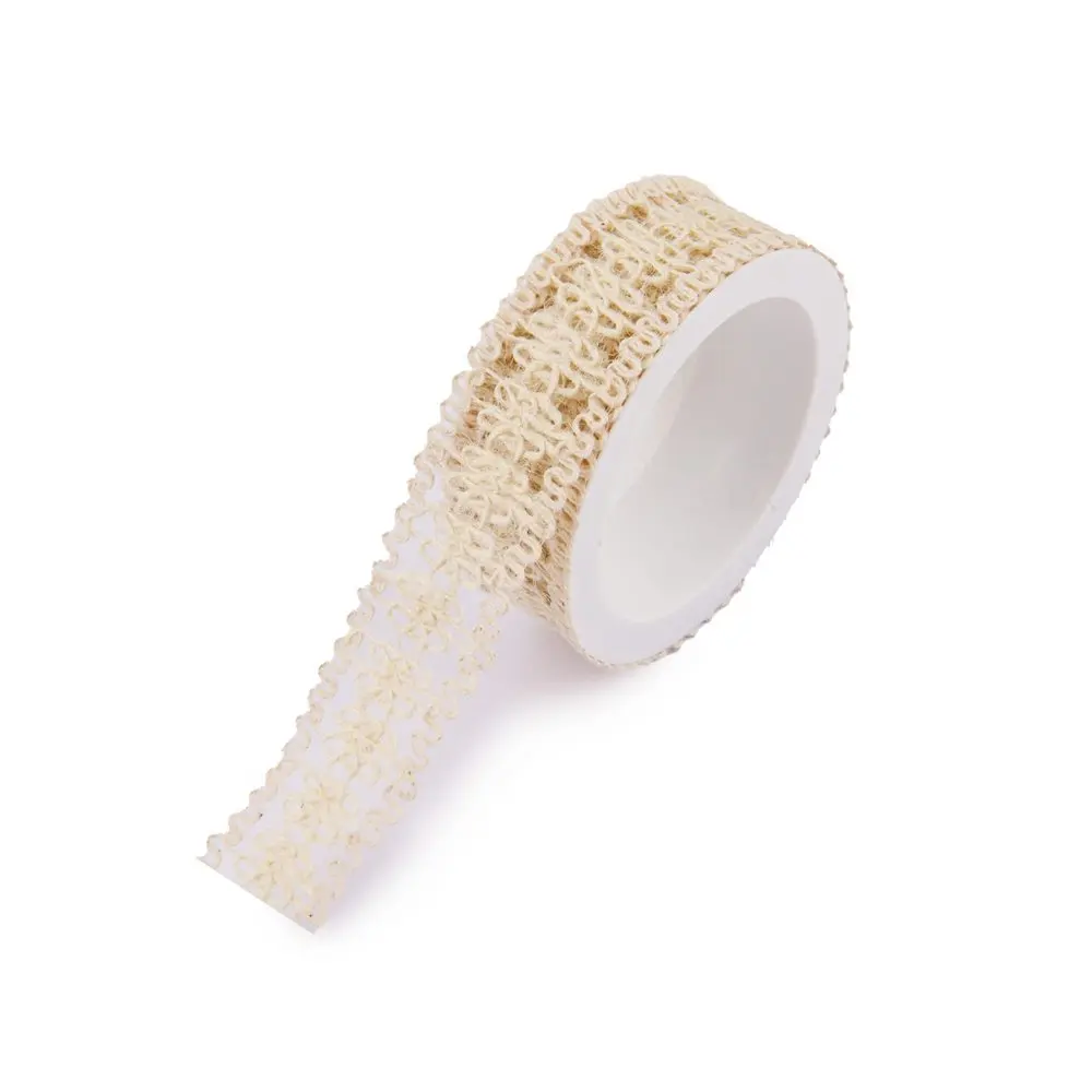 Dárková stuha režná krémová 30mm/2m - 1 ks