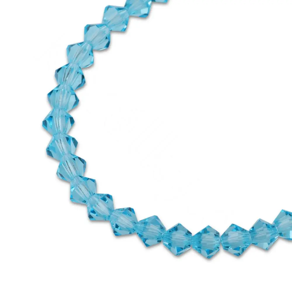 Preciosa MC perle Rondelle 4 mm Aquamarine -