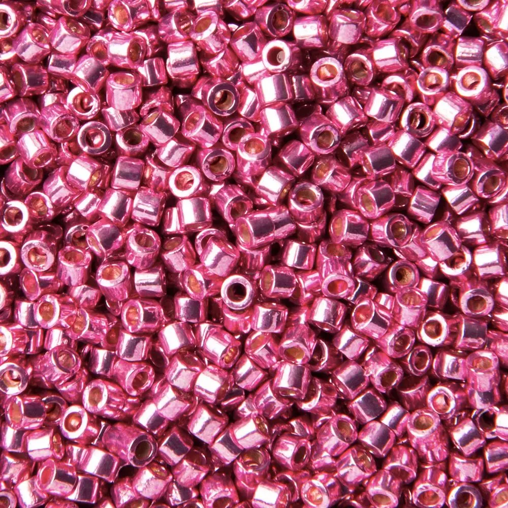 Miyuki Rokajlové korálky - Miyuki Delica 11/0 (DB-1840-50) Duracoat Galvanized Hot Pink - 15 g