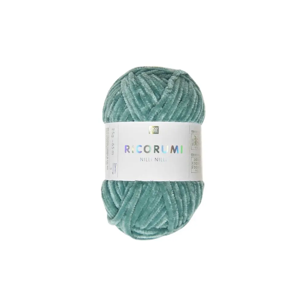 Rico Design Žinylková příze Ricorumi Nilli Nilli odstín 016 modrošedá - 3 ks