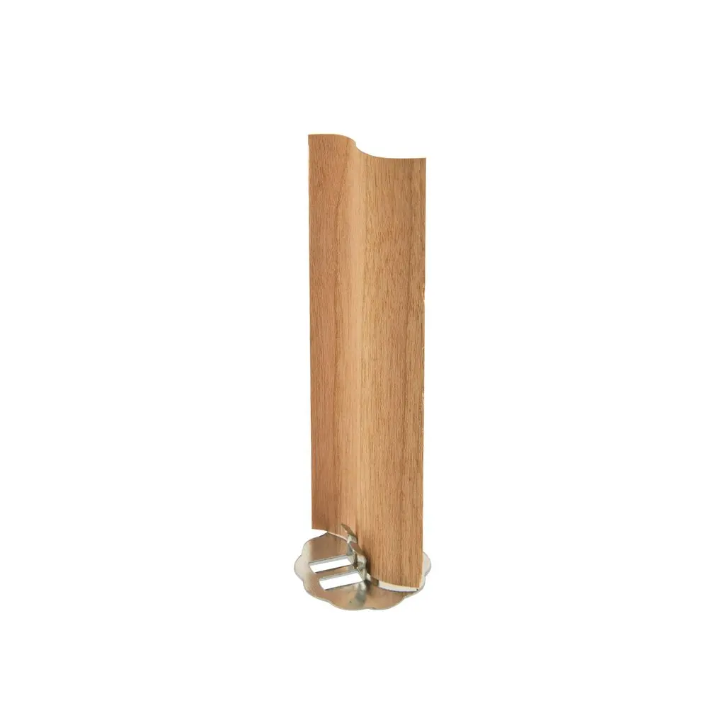 Manumi Svíčkový knot z růžového dřeva s kovovým stojánkem 30x80mm 2ks - 6 ks
