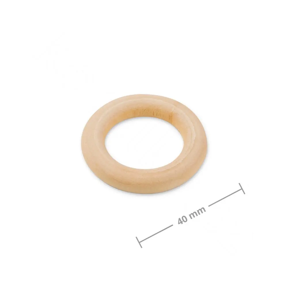 Dřevěné dekorační kroužky 40x7mm -
