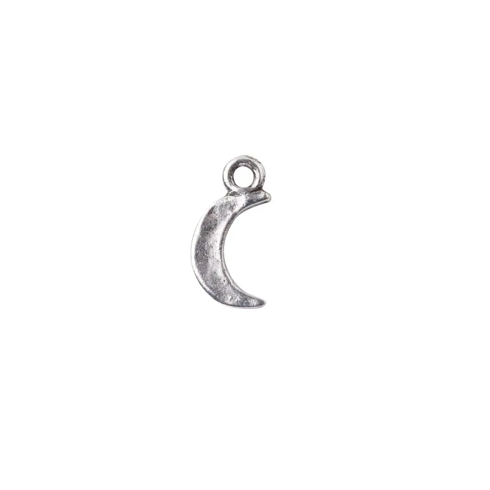 Nunn Design přívěsek Charm půlměsíc 13x7 mm postříbřený - 1 ks