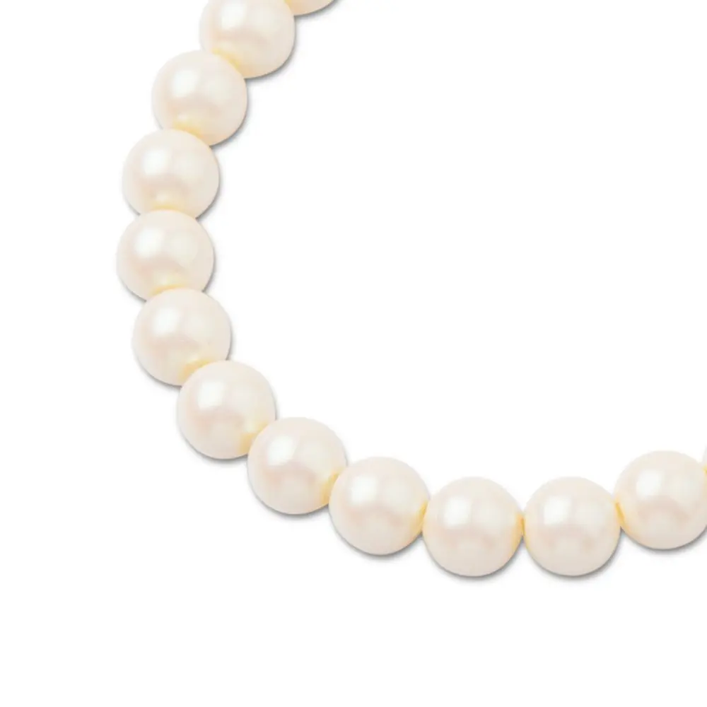 Preciosa kulatá perla MAXIMA 8 mm Pearlescent Cream - 15 ks