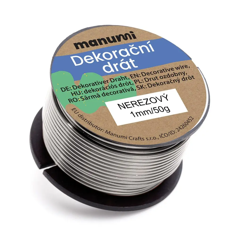 Manumi Nerezový drát 1 mm/50 g - 3 ks