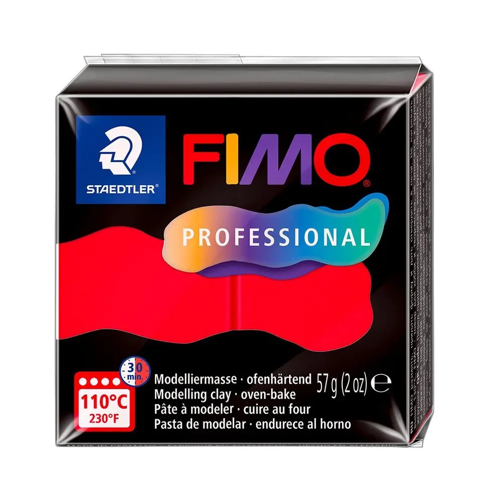 Staedtler FIMO Professional 57 g (8040-200) červená - 3 ks