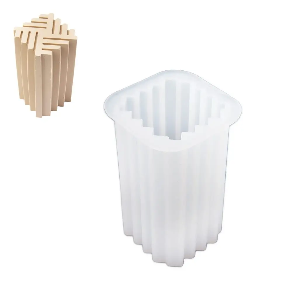 Manumi Silikonová forma na odlévání kreativní hmoty geo kvádr 87x57x57mm -