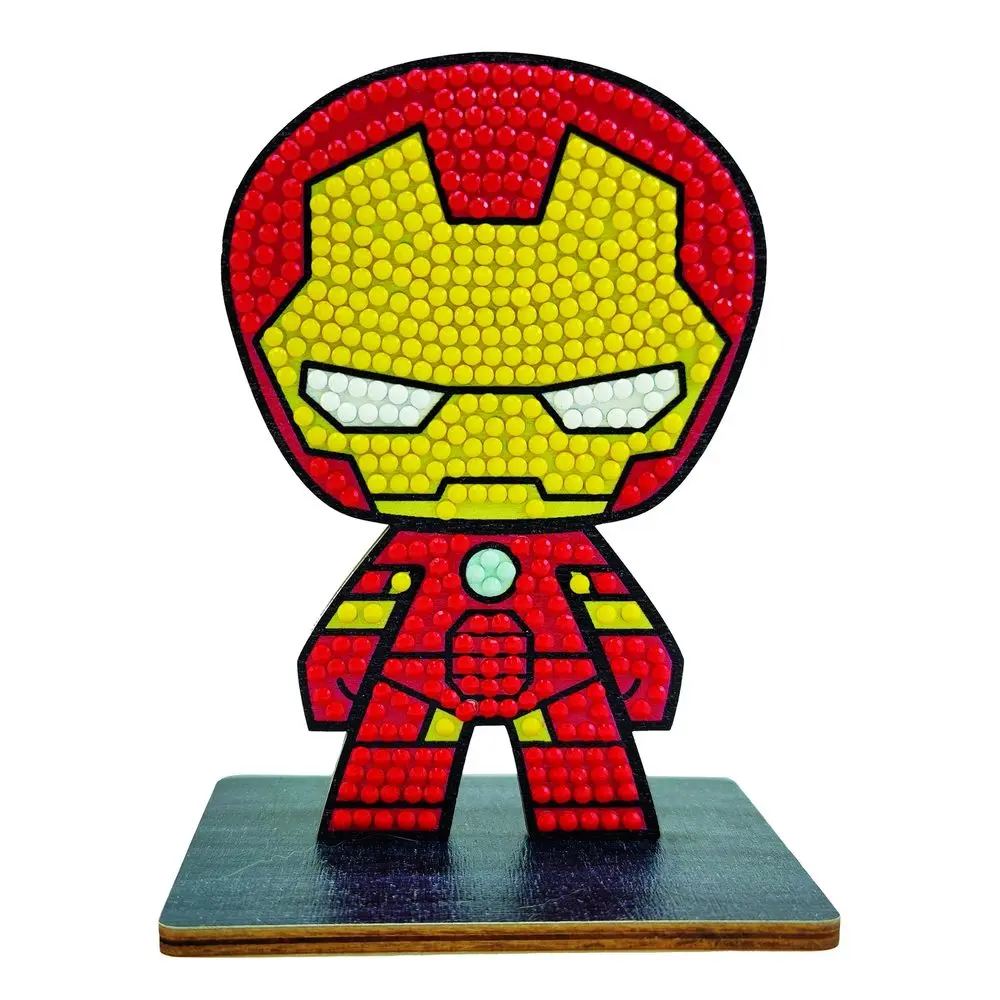 Diamantové malování postava Marvel Iron Man - 3 ks