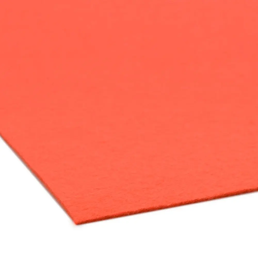 Filc / plsť dekorativní 1mm oranžová - 1 ks