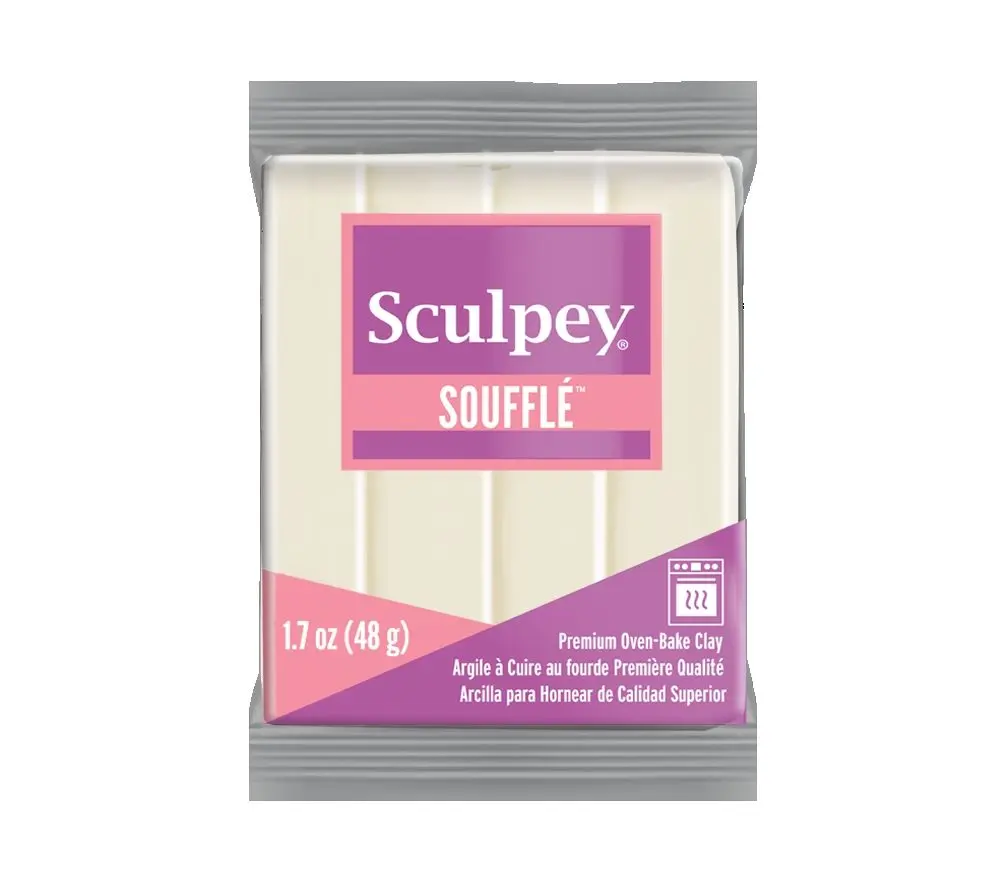 Sculpey SOUFFLÉ Ivory slonová kost - 1 ks