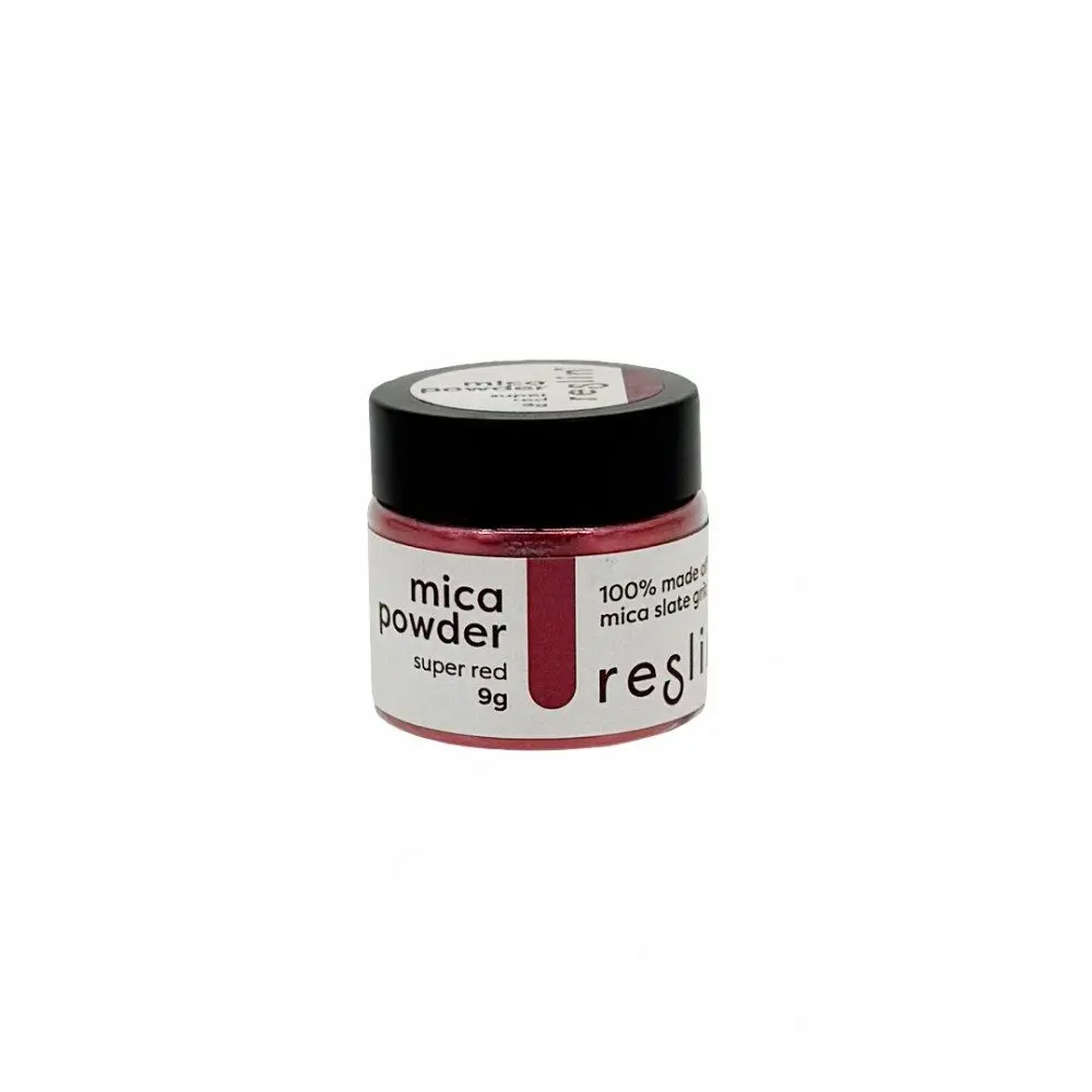 Reslin® Reslin perleťový mica prášek do ekologické pryskyřice 9 g červený - 1 ks